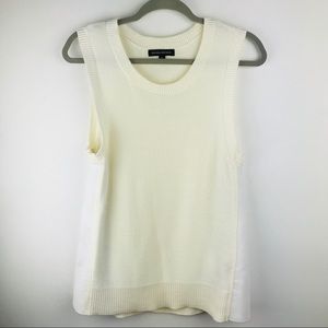 Banana Republic High/Low Sleeveless Sweater Vest